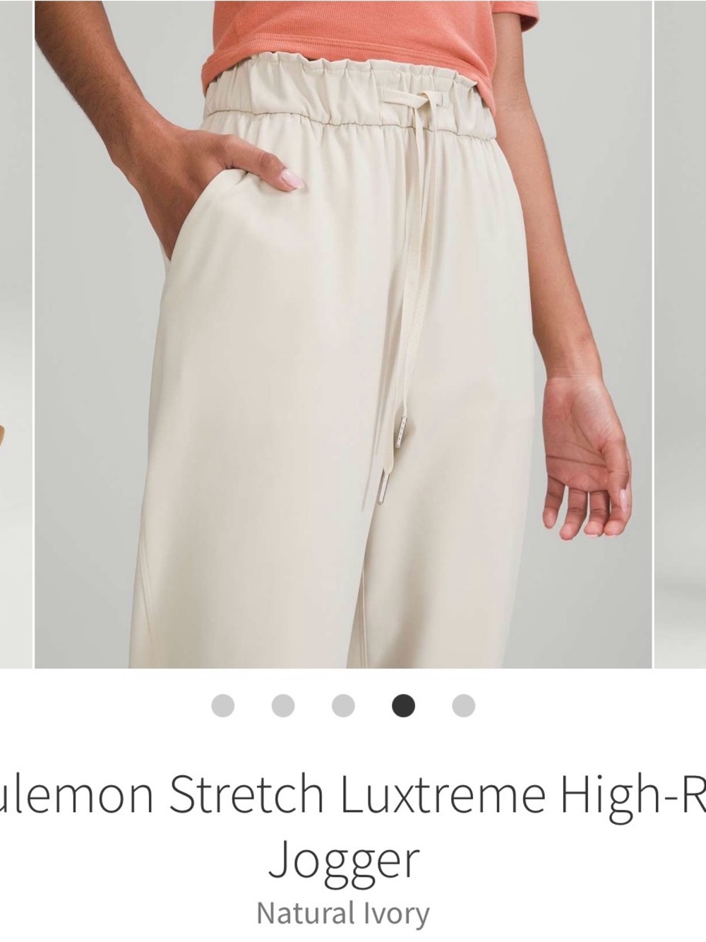 lululemon athletica luxtreme high rise jogger size 2 like new